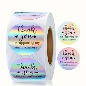 500 Thank You Stickers Roll